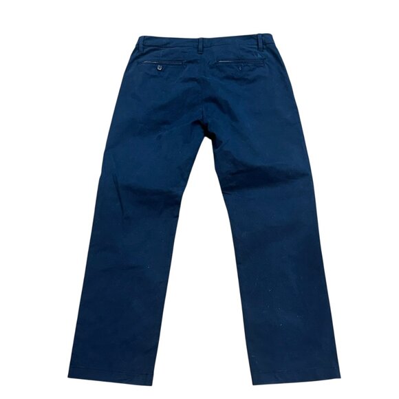 UNTUCKit St. Clair Navy Chino Trouser Pants Relaxed Fit Medium Work Casual - Picture 3 of 6